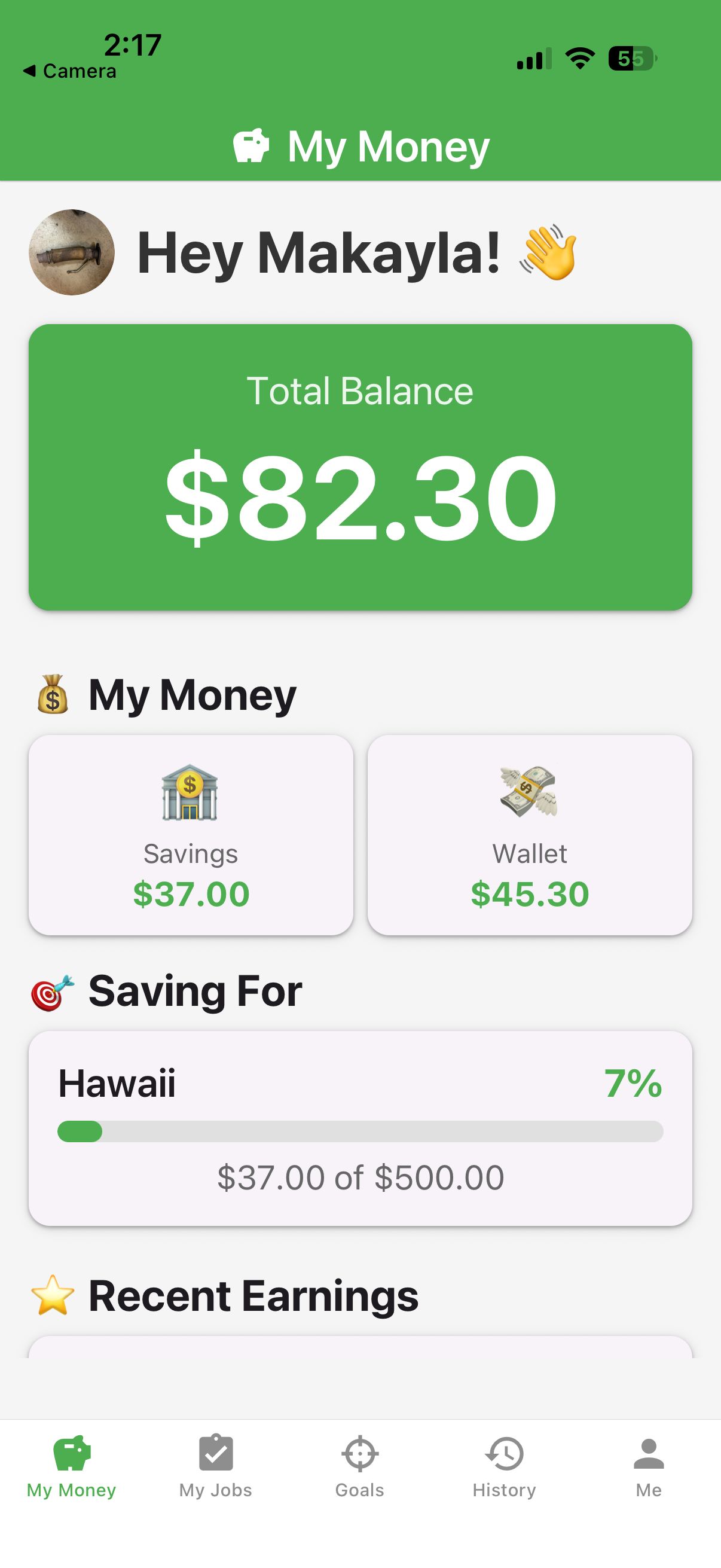 EarnIt App Screenshot