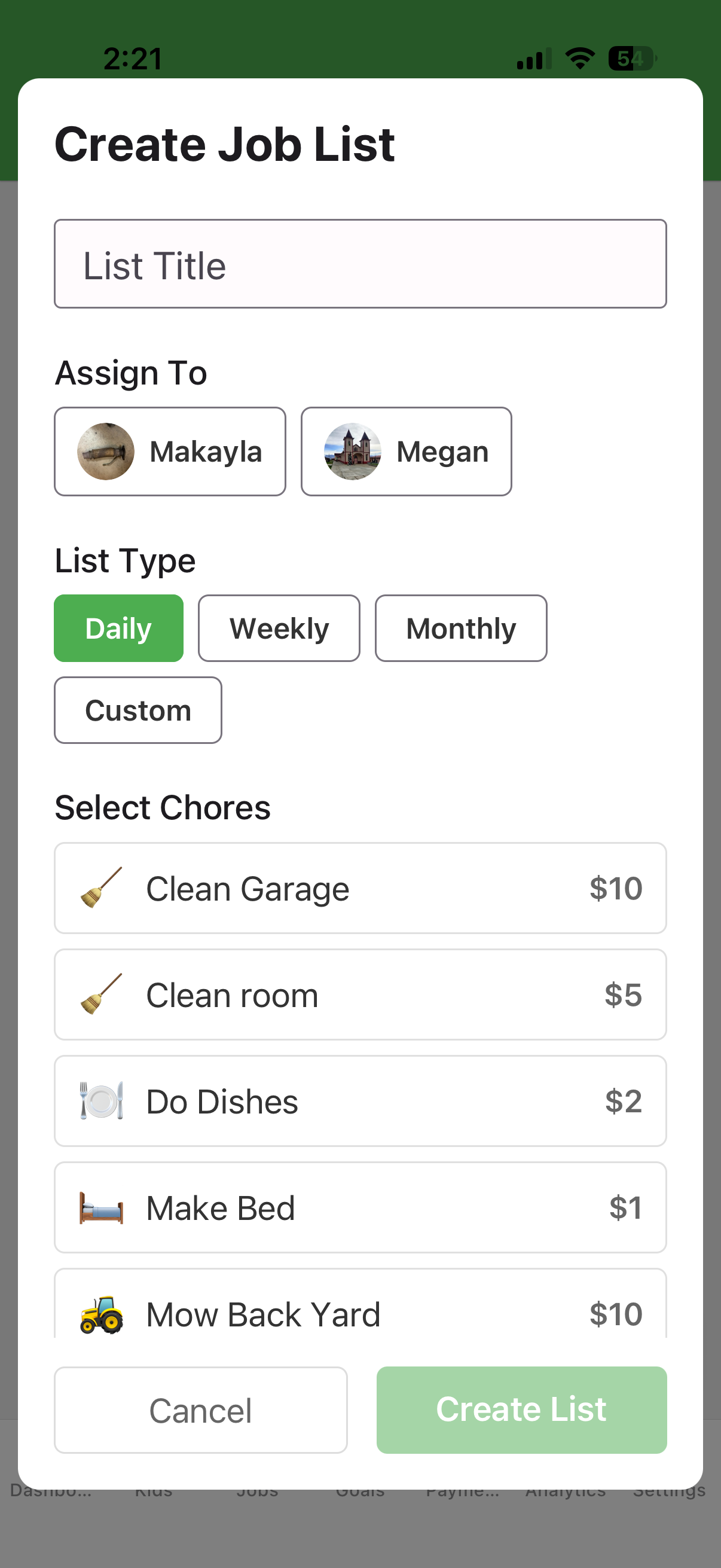 EarnIt App Screenshot