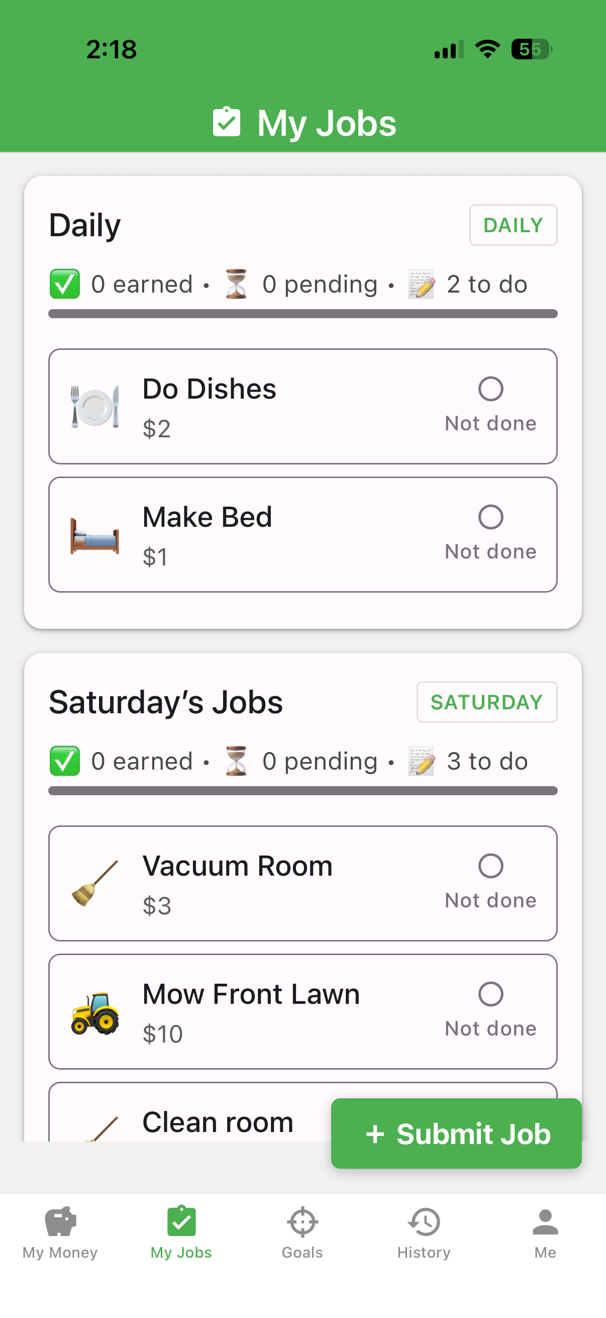 EarnIt App Screenshot