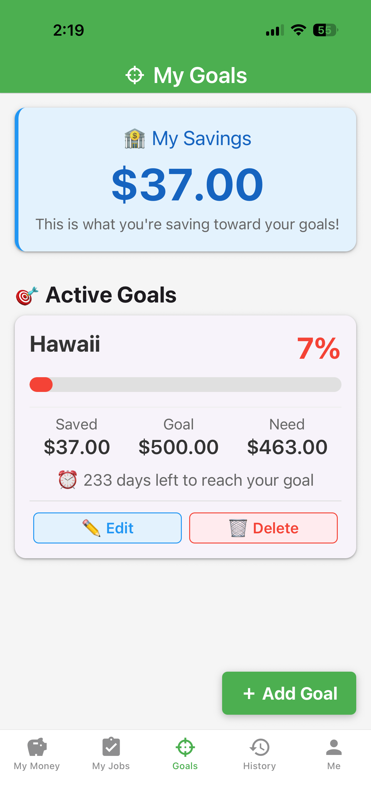 EarnIt App Screenshot