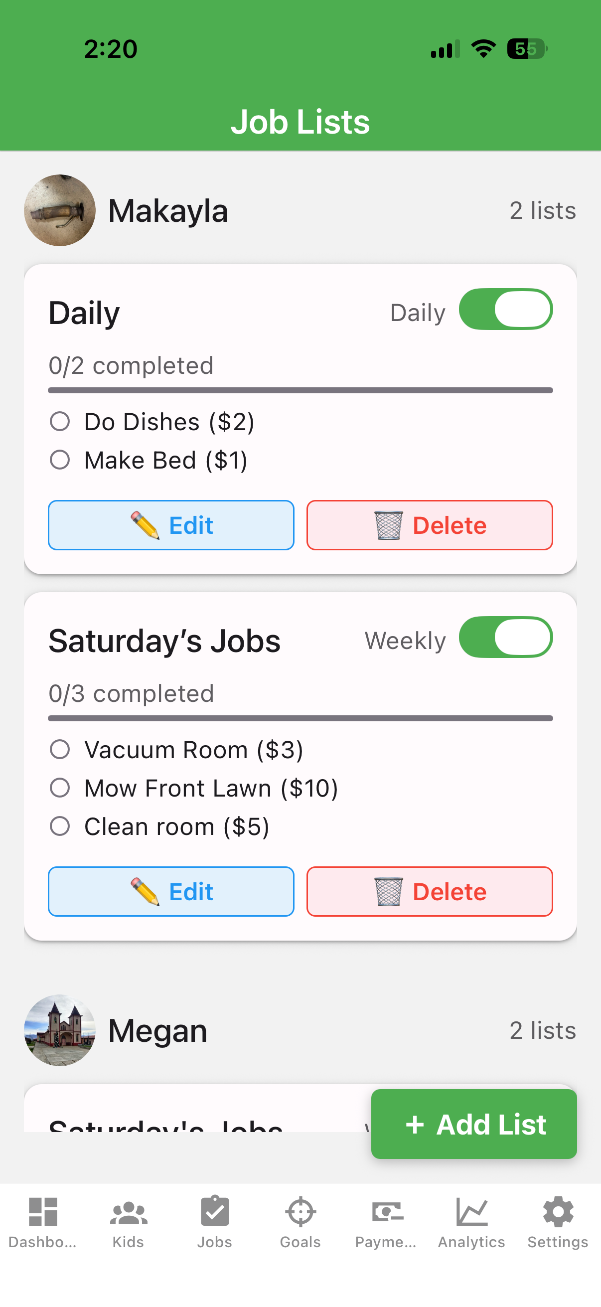 EarnIt App Screenshot